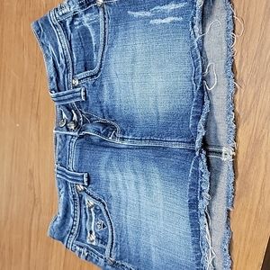 Sang Real Denim Studded Skirt